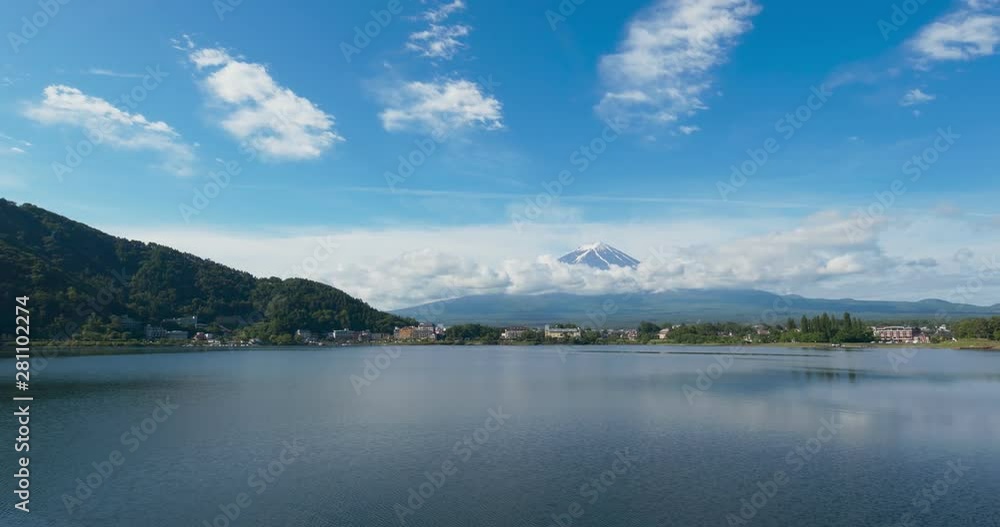 Mountain Fuji with blue sky in japan Mountain Fuji with blue sky in japan