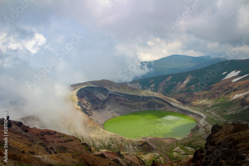 Okama Crater Lake, Japan photo