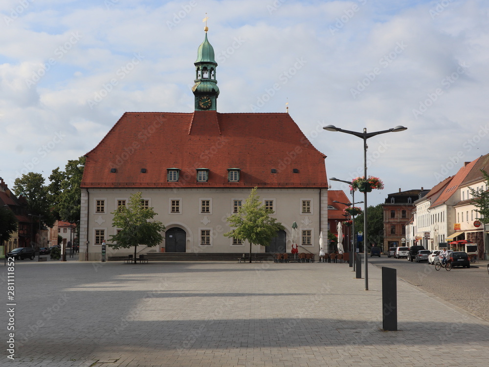 Obraz premium Das Rathaus in Finsterwalde