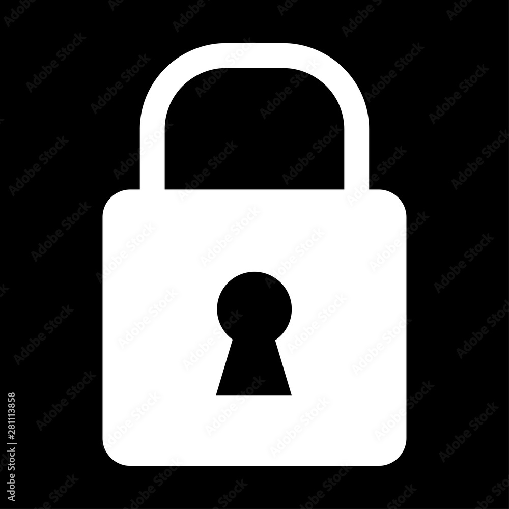 Lock Icon vector. Security symbol Vector illustration Lock Icon vector. Security symbol Vector illustration