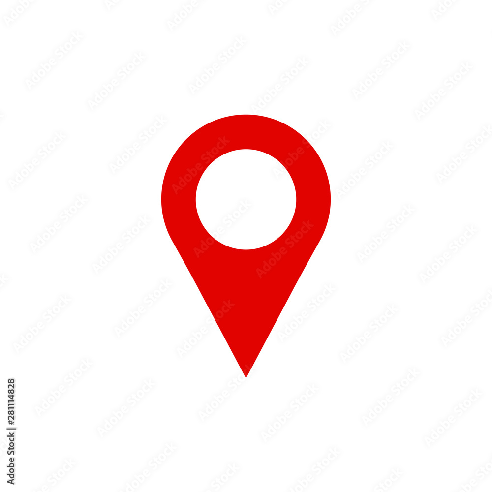Red maps pin. Location map icon. Location pin. Pin icon vector. Red maps pin. Location map icon. Location pin. Pin icon vector.