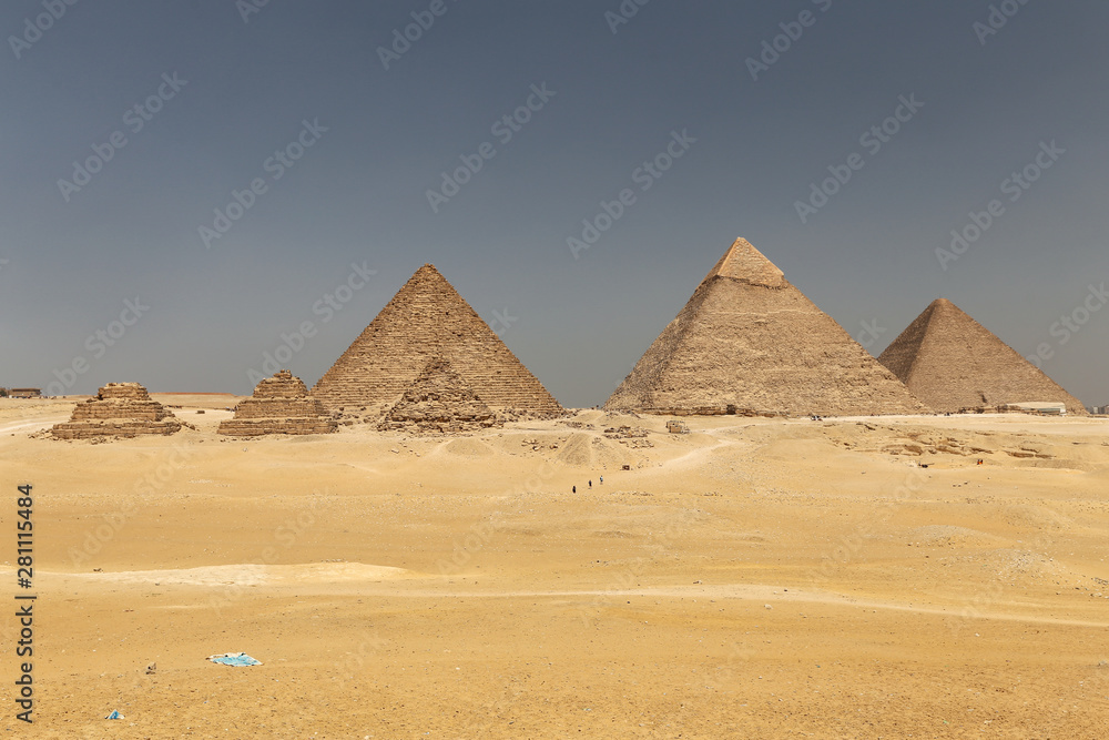 Giza Pyramid Complex in Cairo, Egypt