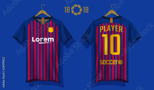 Soccer jersey template.sport t-shirt design.	