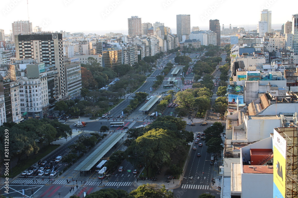 Fototapeta premium Miasto, Buenos Aires, Argentyna