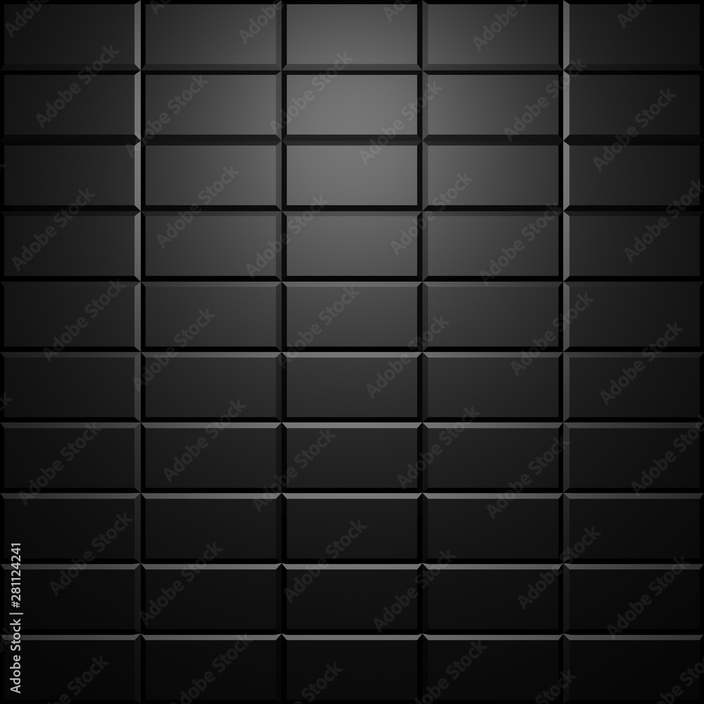 Classic black tile design texture background Classic black tile design texture background