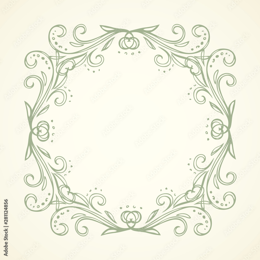 Vignette. Vector drawing Vignette. Vector drawing