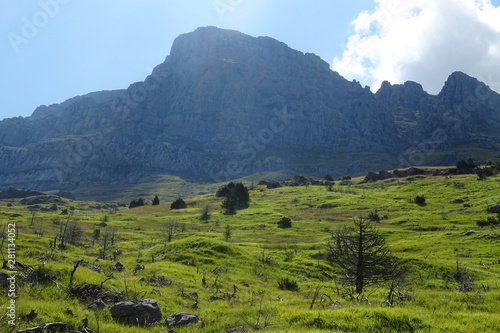 A breathtaking panoramic view of Mountain Tymfi in Epirus - Greece