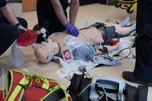 Advance Care paramedics in Training photo