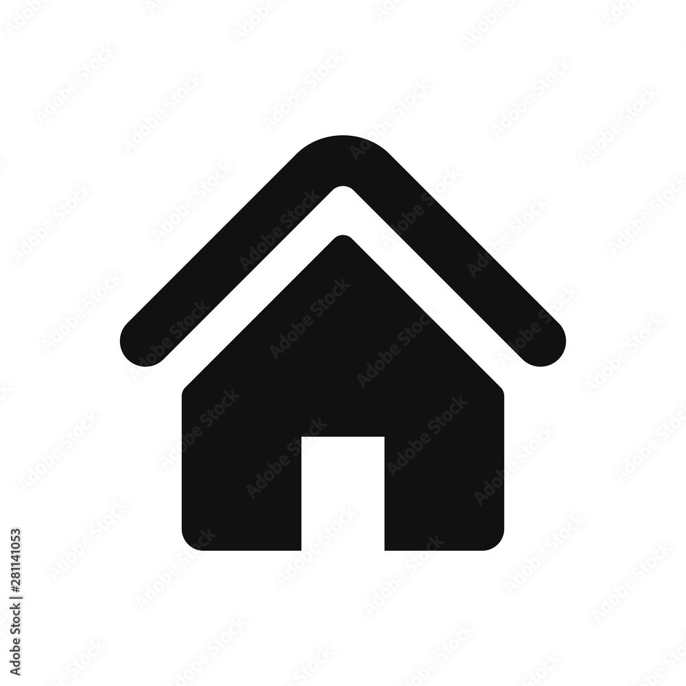 Home vector icon in modern design style for web site and mobile app Home vector icon in modern design style for web site and mobile app