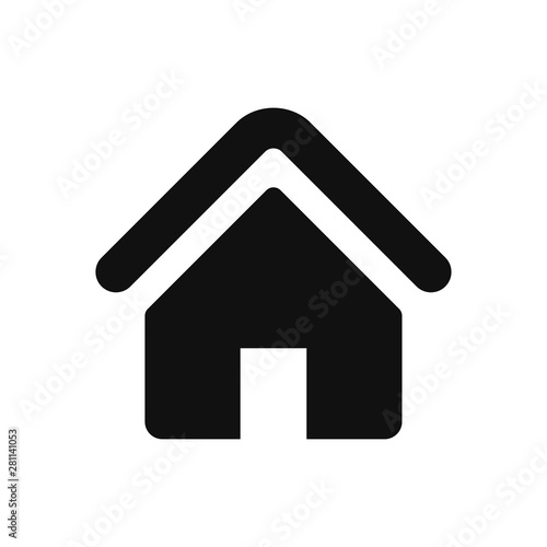 Home vector icon in modern design style for web site and mobile app