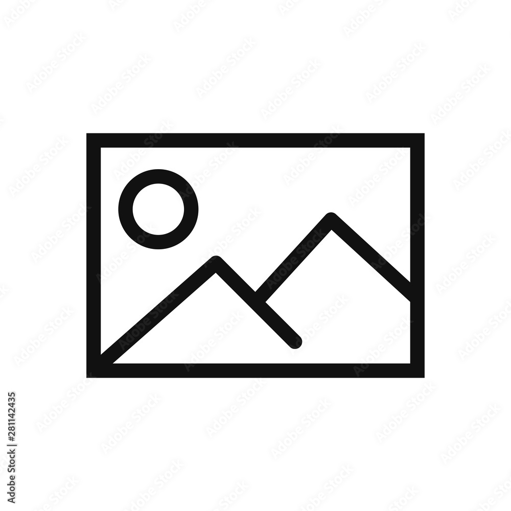 Picture icon vector. Simple picture sign in modern design style for web site and mobile app. EPS10 Picture icon vector. Simple picture sign in modern design style for web site and mobile app. EPS10