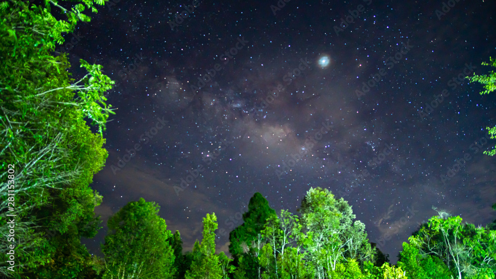 Beautiful of milkyway at night Beautiful of milkyway at night