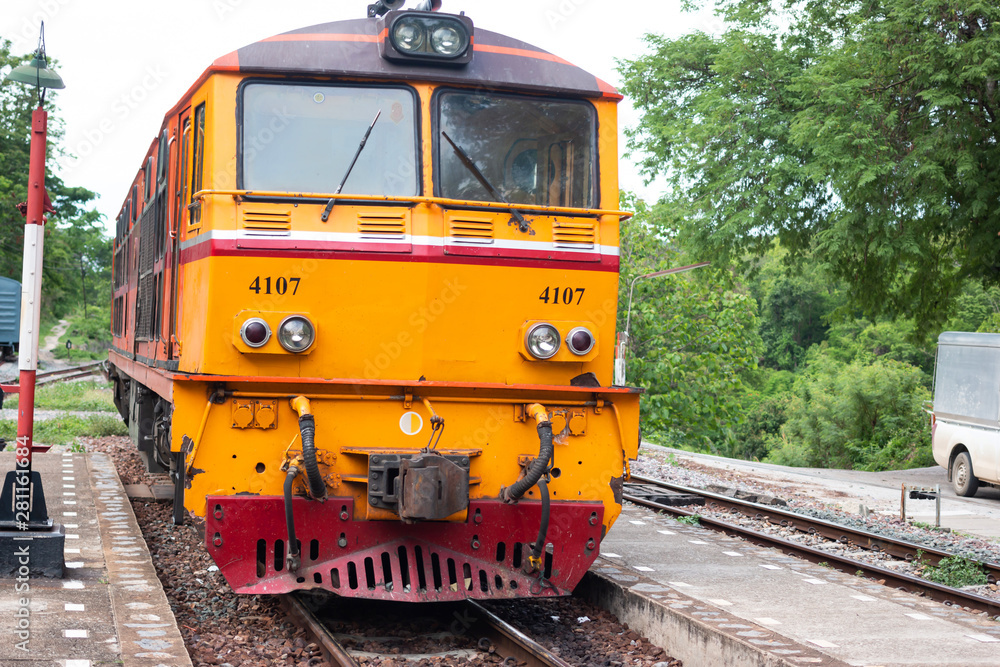 railroad tracks or railway Tunnel pass in thailand railroad tracks or railway Tunnel pass in thailand