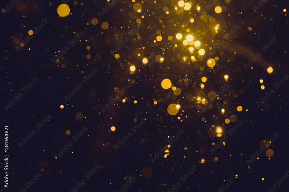 Gold abstract bokeh Gold abstract bokeh