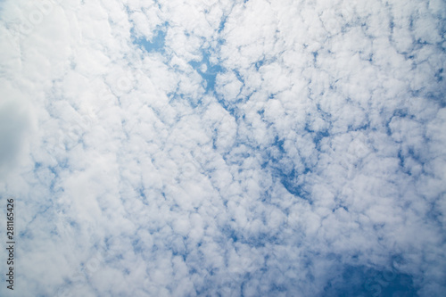 Blue sky with clouds