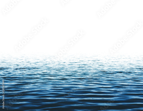 Fototapeta Naklejka Na Ścianę i Meble -  sea waves and white background