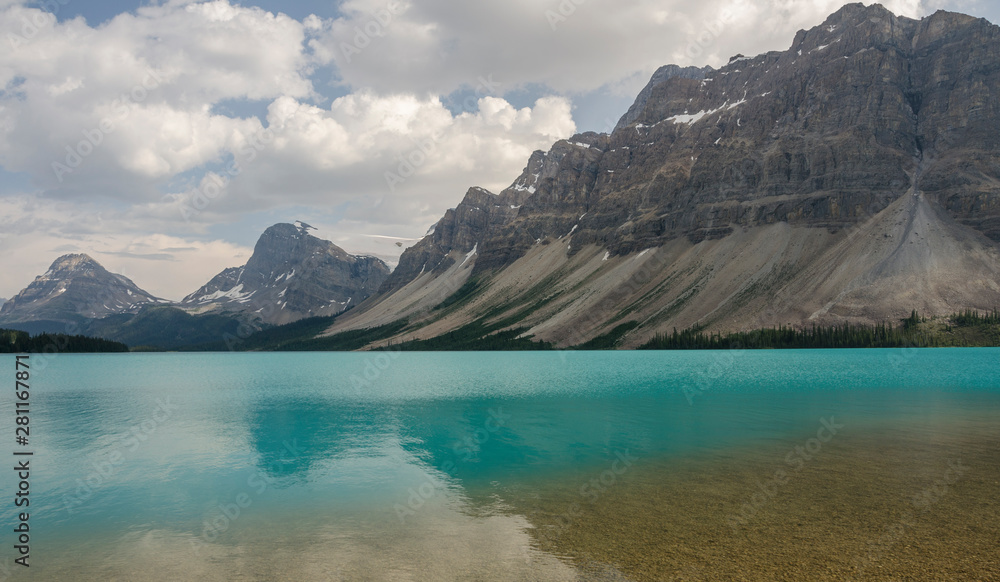 Crowfoot Mountain and Bow Lake