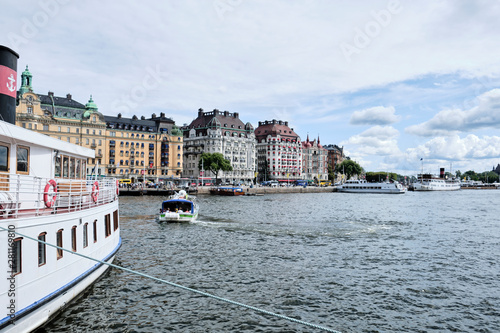 Photography view of old town in Stockholm, Sweden