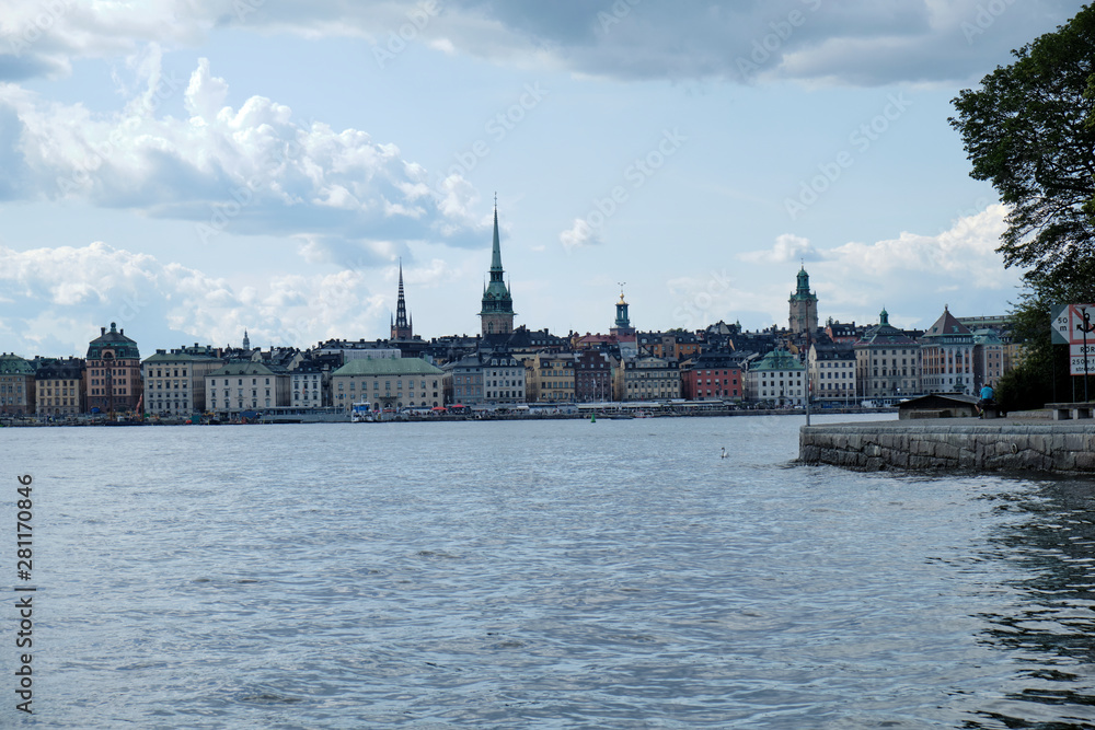 Obraz premium view of stockholm in sweden