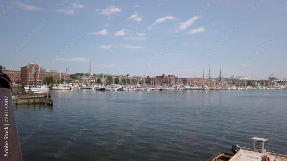 Boston harbor from the south Boston harbor from the south