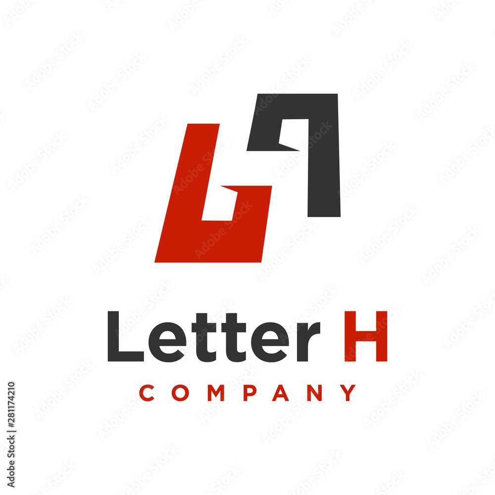 logo design letter H logo design letter H