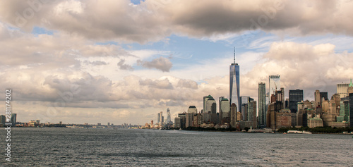 Lower Manhattan Skyline From the Bay