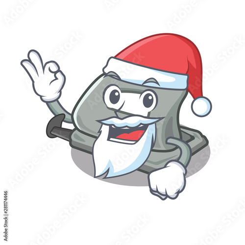 Santa hole puncher in the cartoon shape