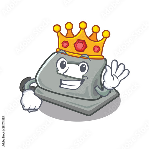 King hole puncher in the cartoon shape