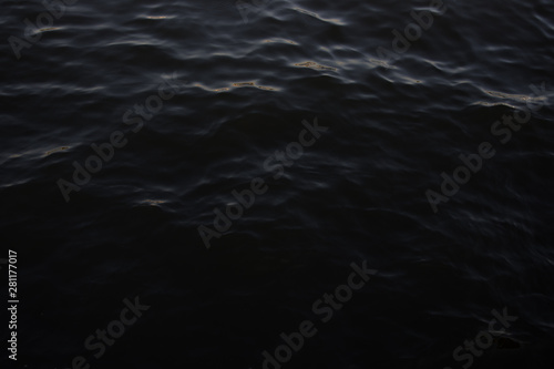 Black waves and storm