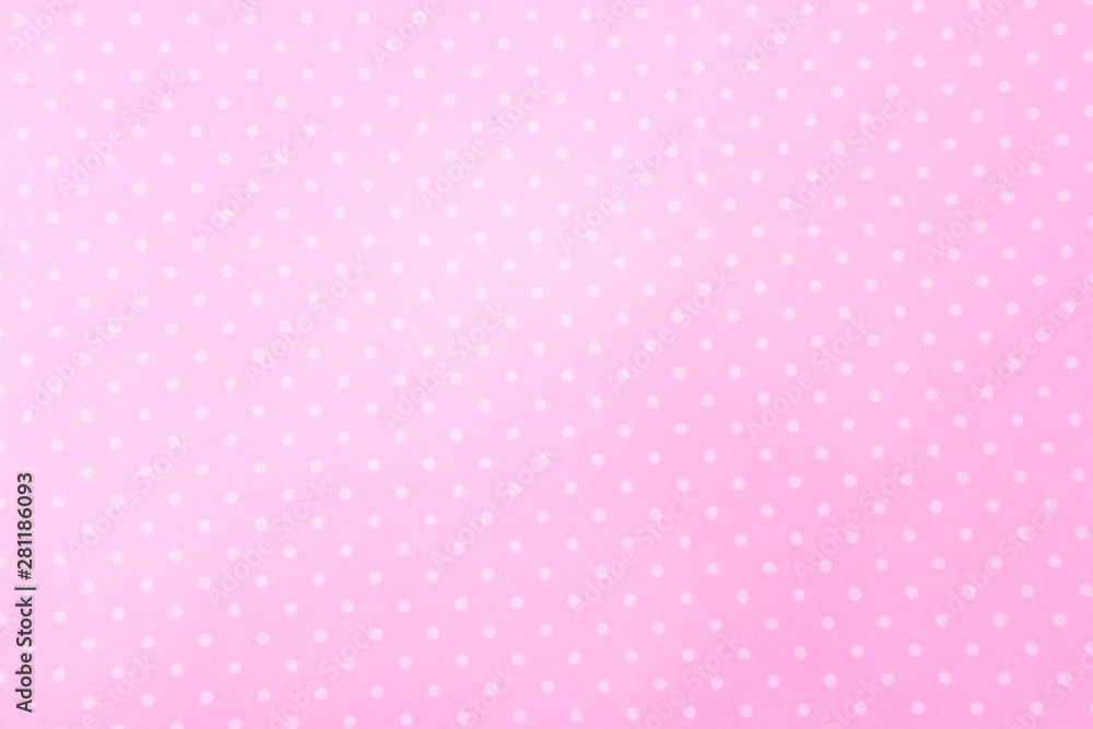 pink background with dot pattern