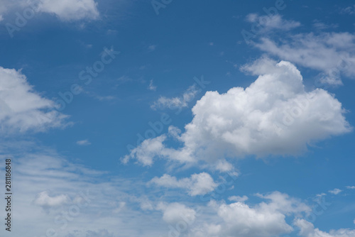 Blue clouds sky, Natural backgrounds.