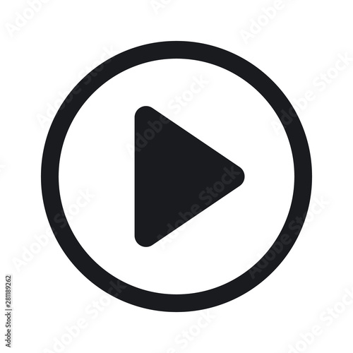 Fototapeta Play video icon