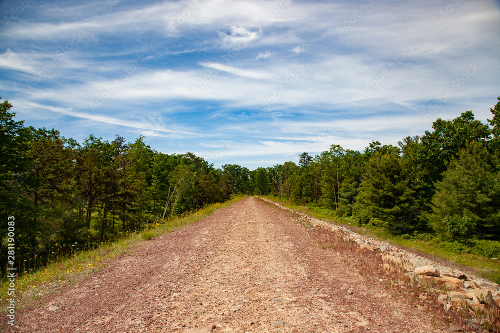 Dirt Road Leading To Back Woods - Country Road