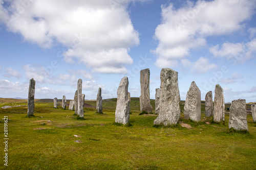 Callanish stone circle on Isle of Lewis, Outer Hebrides