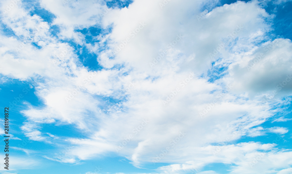 Blue sky with cloud. Clearing day and Good weather in the morning. Blue sky with cloud. Clearing day and Good weather in the morning.