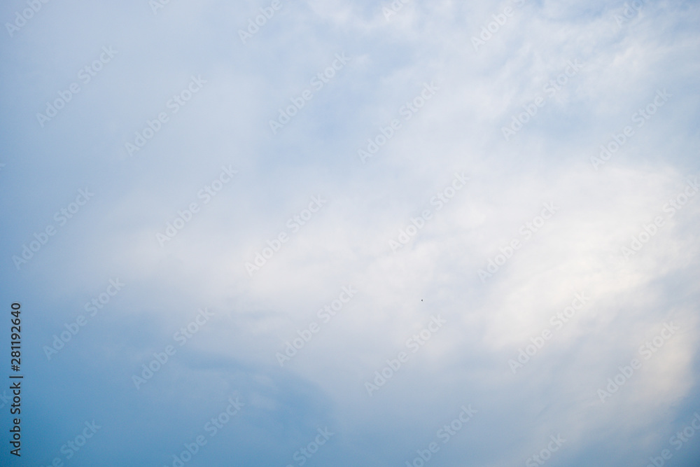 Blue sky with cloud. Clearing day and Good weather in the morning. Blue sky with cloud. Clearing day and Good weather in the morning.