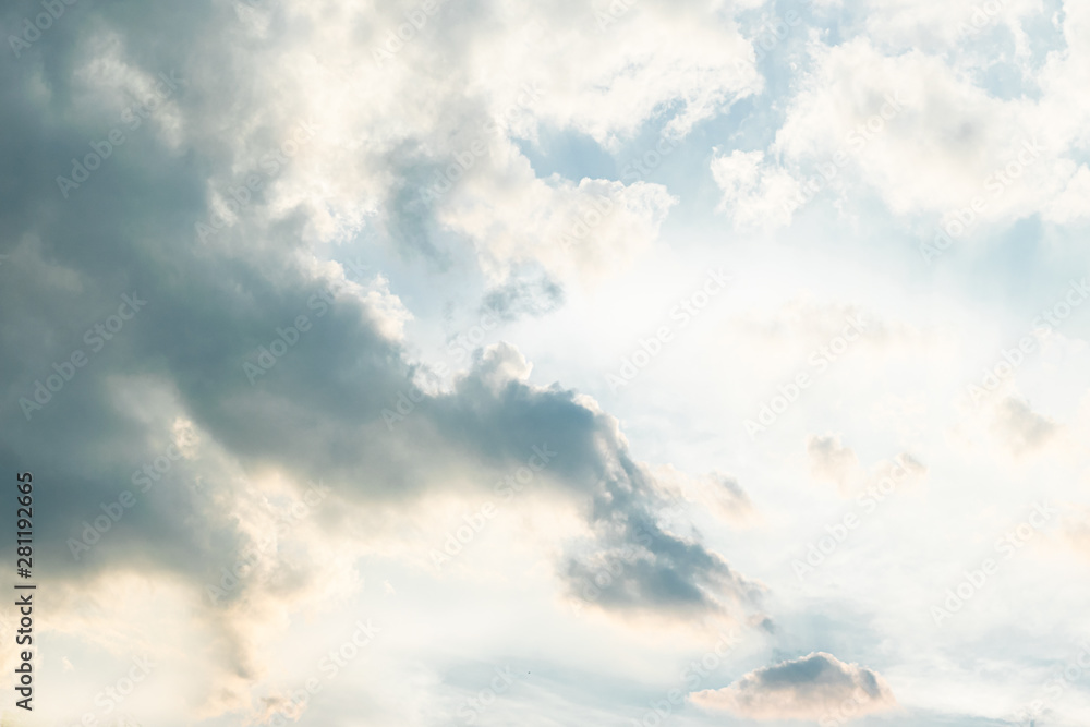 Blue sky with cloud. Clearing day and Good weather in the morning. Blue sky with cloud. Clearing day and Good weather in the morning.