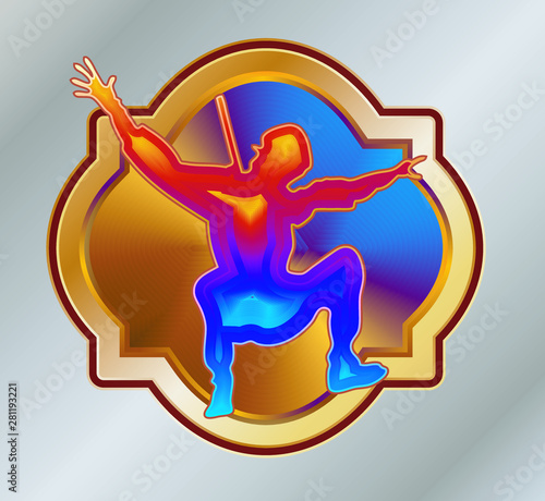 Representatives of martial arts perform spectacular stunts and blows.