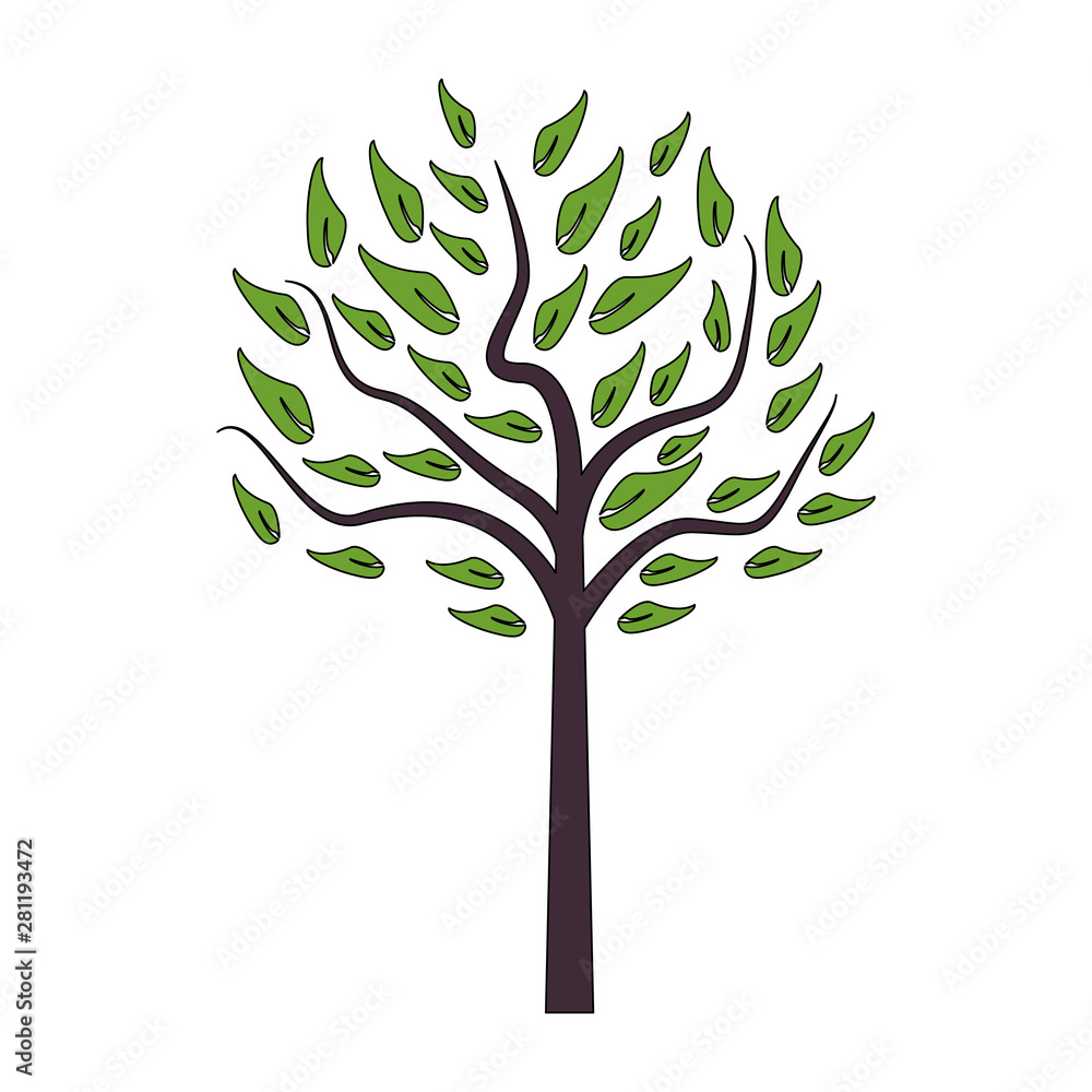 Fototapeta premium tree nature outdoor scene cartoon