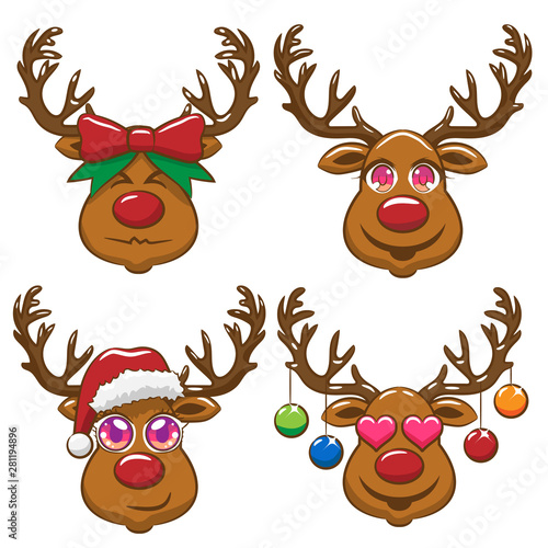 reindeer vector graphic design