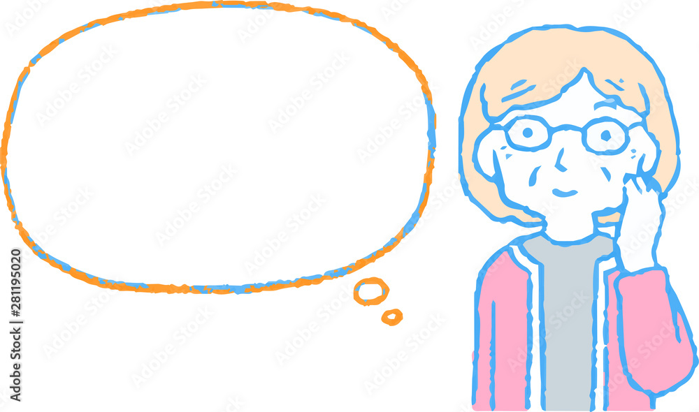 Illustration of women of various ages with Speech Balloon Illustration of women of various ages with Speech Balloon