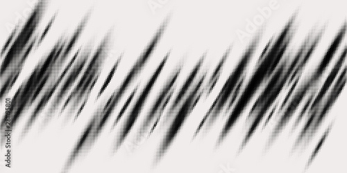 Monochrome printing raster, abstract vector halftone background.