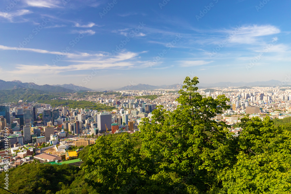 Cityscape of Soul, South Korea.