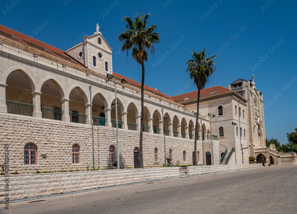 The Don Bosco vocational high school near Basilica of Jesus the Adolescent in Nazareth, Israel