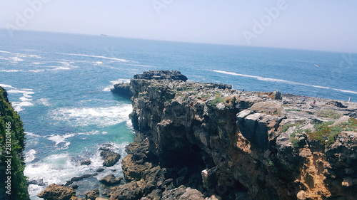 High seaside cliff. Boca do Inferno, Cascais, Portugal