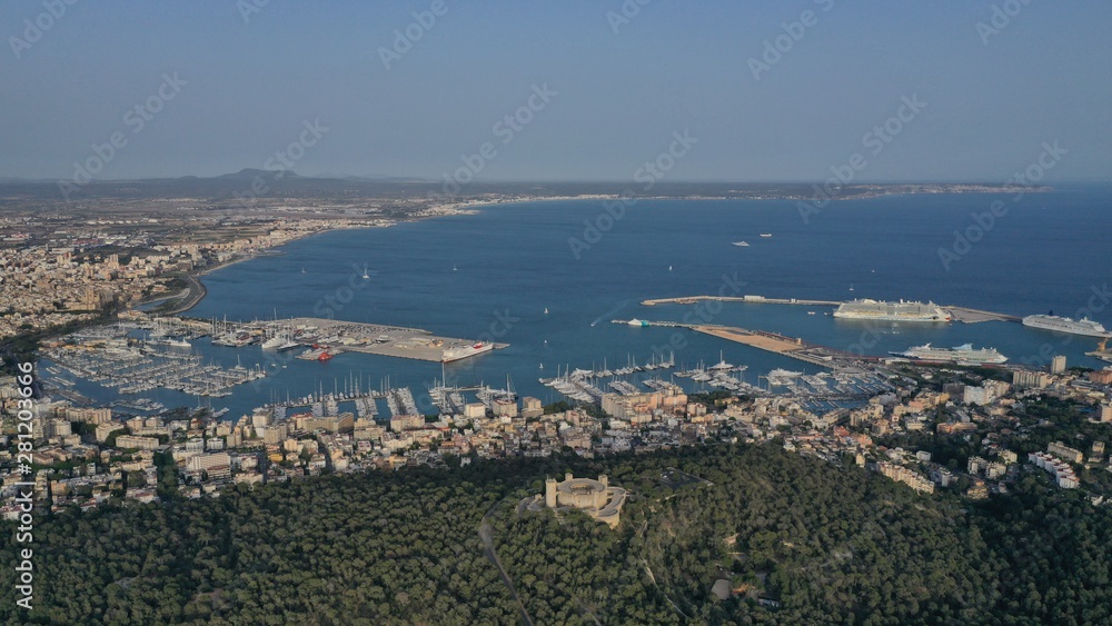 famous places, Mallorca, island, antique buldings, ancient architecture, aerial photography, drone, famous places, Mallorca, island, antique buldings, ancient architecture, aerial photography, drone,