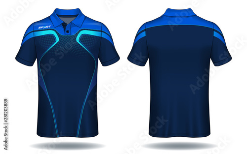 T-shirt polo design, Sport jersey template.	