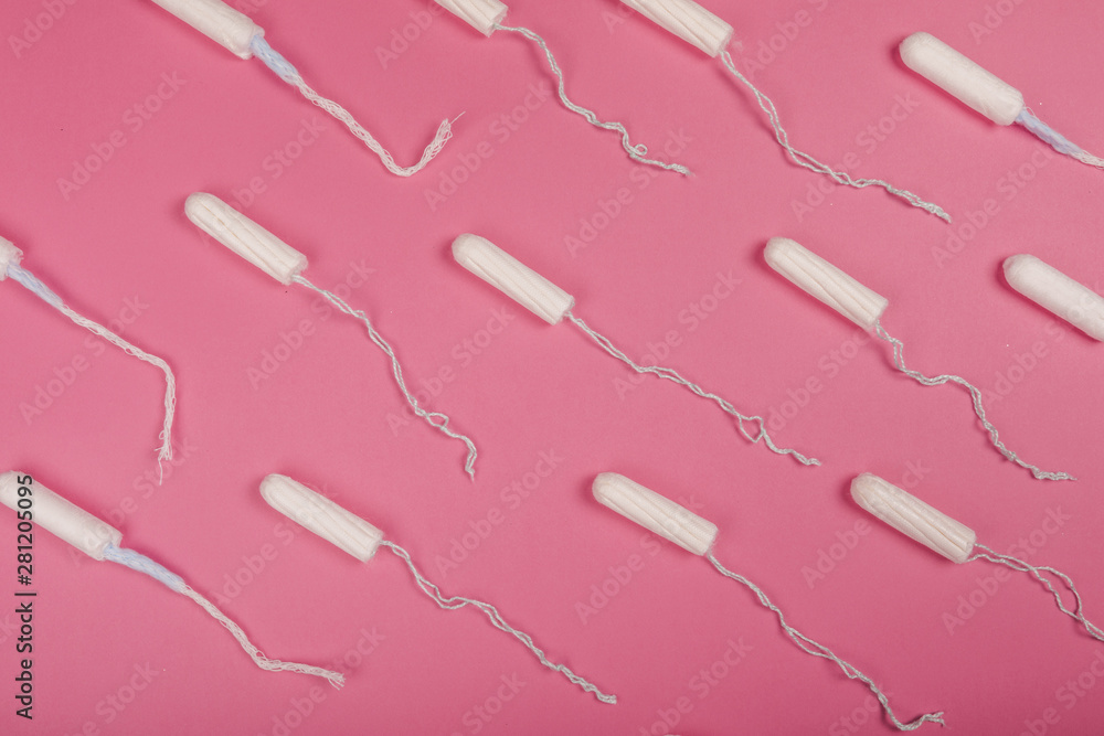 Top view tampon pattern Top view tampon pattern