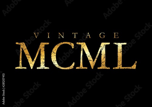 Vintage MCML (Ancient Gold)