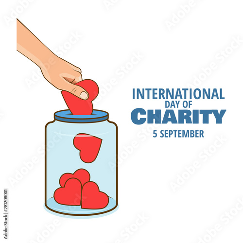 Vector Illustration on the theme International Day of Charity